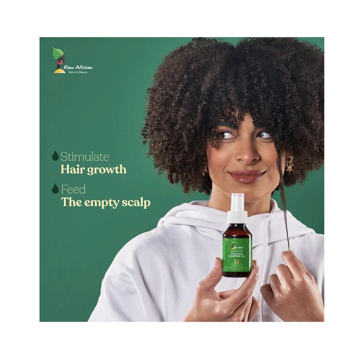 Source Beauty Follicle Booster Hair Oil Raw African __tag=Bestseller Hair Hair Oils & Serums Hair Thinning & Loss Happy Day Natural Treatments